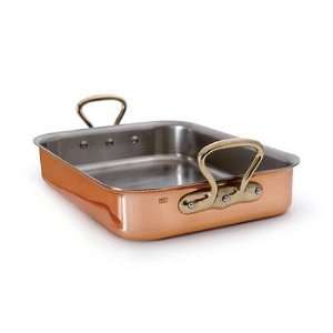   Rectangular Copper Roasting Pan   Small   Frontgate