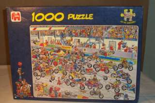Jan Van Haasteren 1000 Puzzle Motorbike Race  
