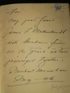 1911 MICHAEL MONAHAN inscribed HEINRICH HEINE The PHOENIX Civil War 