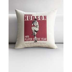  personalized baseball pitcher throw pillow cover