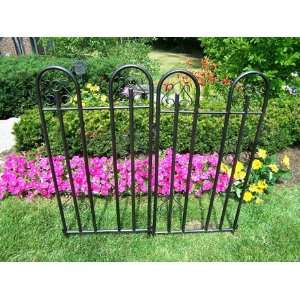   5022 HB Garden Fence Trellis, Hammer Tone Bronze: Home Improvement