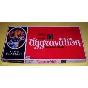 ORIGINAL VINTAGE DELUXE PARTY EDITION AGGRAVATION ANTIQUE BOARD GAME 