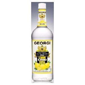  Georgi Vodka Lemon 375ML Grocery & Gourmet Food